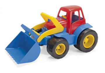 dantoy Classic Tractor w/front loader, plastic wheels